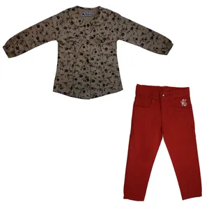 ست شومیز و شلوار دخترانه مدل G-03