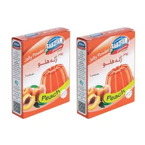 پودر ژله هلو سبزفام - 100 گرم بسته 2 عددی