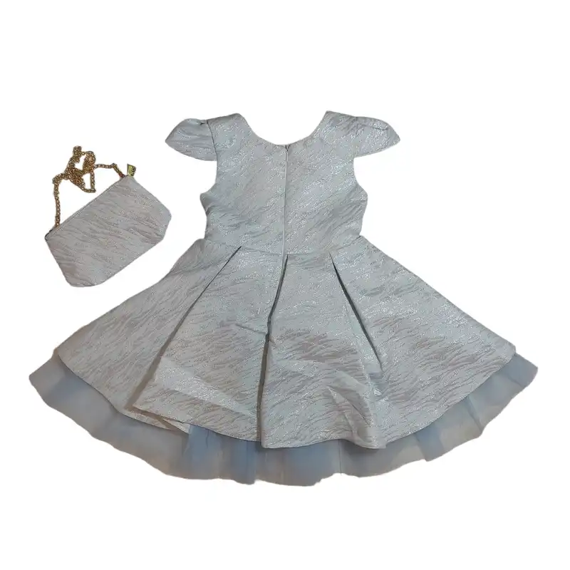 ست پیراهن و کیف دخترانه مدل مجلسی ASH560