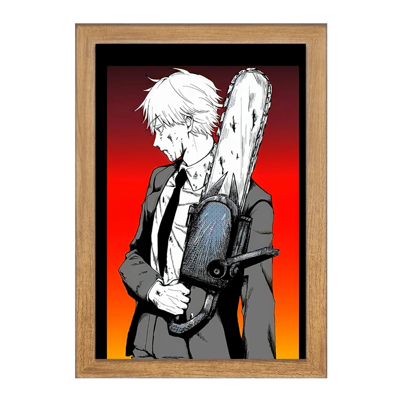 تابلو خندالو مدل دنجی انیمه مرد اره ای Chainsaw Man  کد 17889