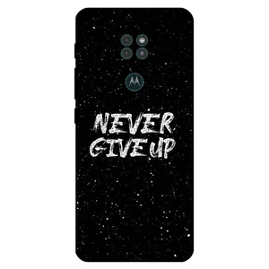 Megafone Never give up 1871 Cover For Motorola Moto G9 / G9 Play
