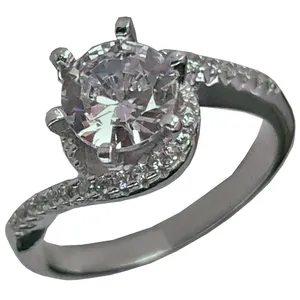 انگشتر نقره زنانه مدل AS-S1004