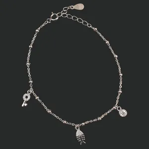 دستبند نقره زنانه مدل B68