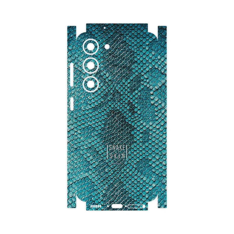 برچسب پوششی ماهوت مدل Blue Snake Skin-FullSkin مناسب برای گوشی موبایل سامسونگ Galaxy S23