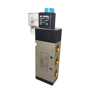 شیر برقی پنوماتیک ایر کنترل مدل 4v410-15-1/2-220v