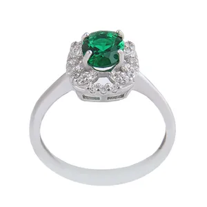 انگشتر نقره زنانه بازرگانی میلادی مدل کوارتز تراش جواهری رکاب رادیوم کد AWR_1131