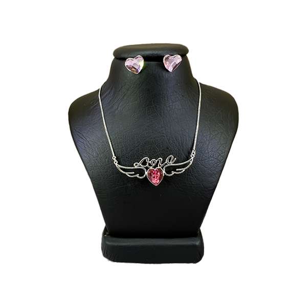 نیم ست زنانه ژوپینگ مدل قلب سنگ سواروسکی کد 596232 نیم ست زنانه ژوپینگ مدل قلب سنگ سواروسکی کد 596232