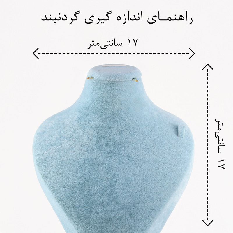 گردنبند زنانه مدل گل کد AAB443