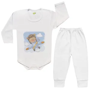 ست بادی و شلوار نوزادی کارانس مدل BST-3144