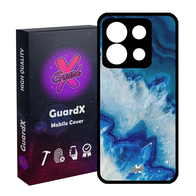 کاور گارد ایکس طرح Blue مدل Glass10407 مناسب برای گوشی موبایل شیائومی Redmi Note 13 5G