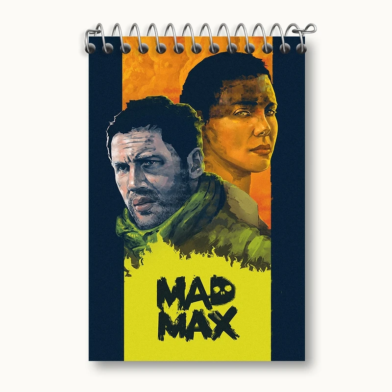 دفتر یادداشت 50 برگ خندالو مدل مکس دیوانه (Mad Max) کد F114