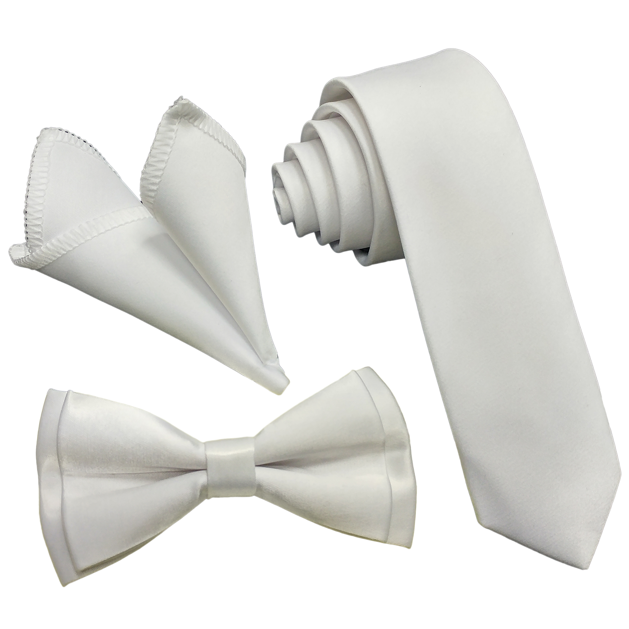  ست کراوات و پاپیون و دستمال جیب مردانه کد W