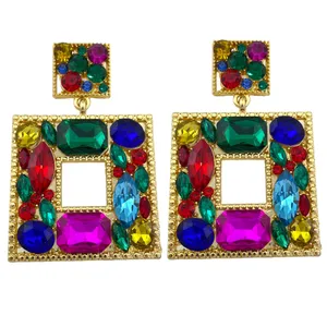 گوشواره زنانه وای اس ایکس مدل مربع کد E4548