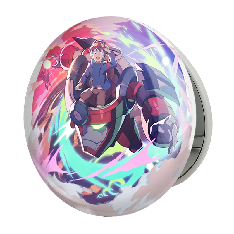 آینه جیبی خندالو طرح سیمون انیمه گورن لاگان مدل تاشو کد 32297