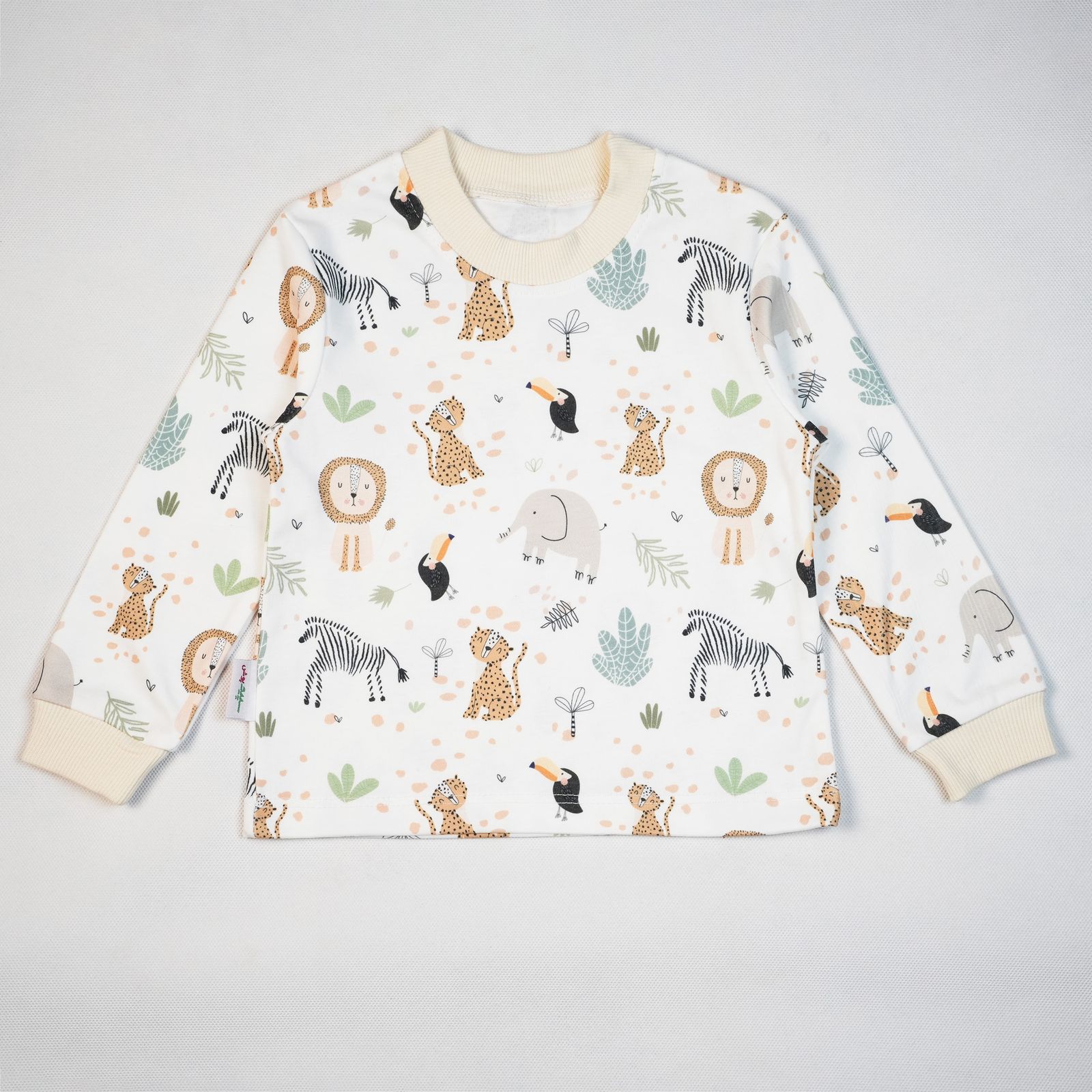 ست تی شرت آستین بلند و شلوار بچگانه سپیدپوش مدل کاکتوس کد 1404012902 -  - 8