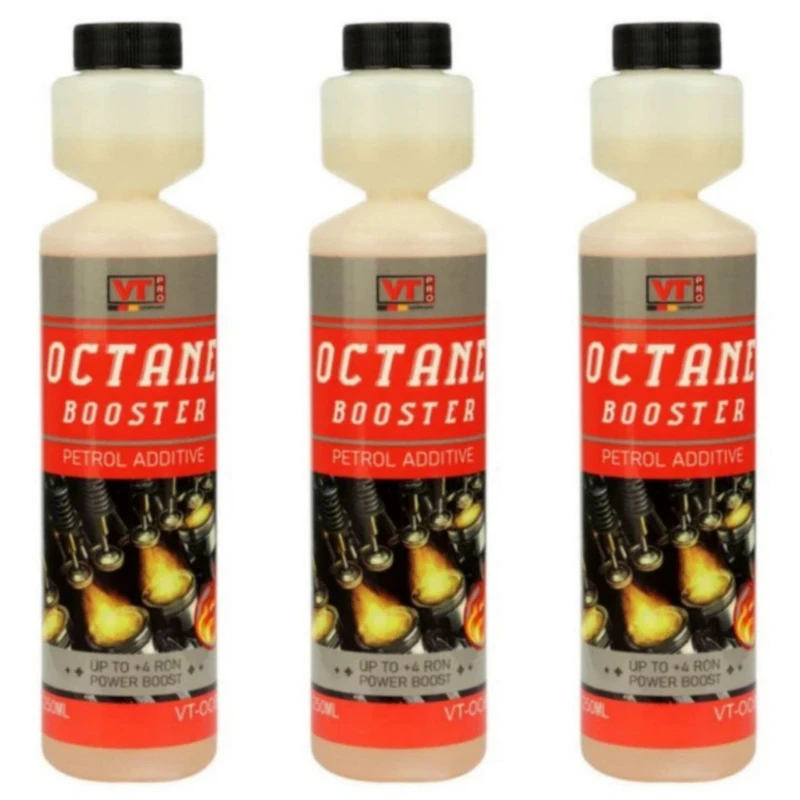 اکتان بوستر و مکمل سوخت وی تی مدل VT-OC65 حجم 250 میلی لیتر بسته سه عددی