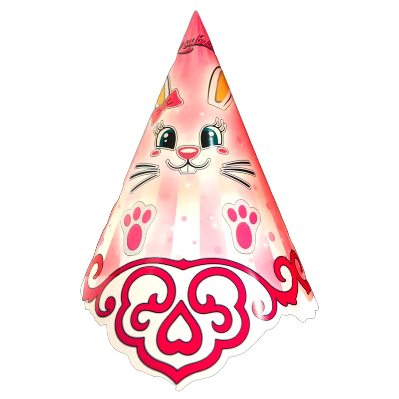 کلاه تولد مسترتم طرح خرگوش نیو پلاس بسته 10 عددی