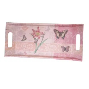 سینی مدل مستطیل طرح شیپوری کد 100679b