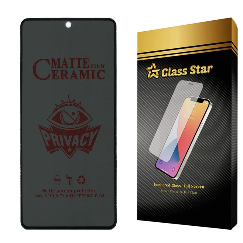   محافظ صفحه نمایش سرامیکی حریم شخصی گلس استار مدل PRCGA مناسب برای گوشی موبایل سامسونگ Galaxy A52 5G
