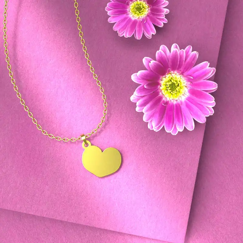 گردنبند طلا 18 عیار زنانه مدوپد مدل دایره کد CA10785