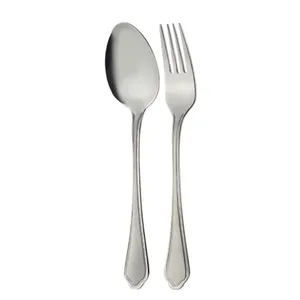 سرویس قاشق و چنگال 12 پارچه ناب استیل مدل ونیز مات