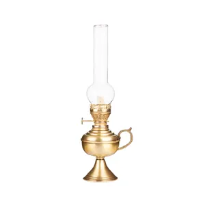 چراغ گرد سوز برنجی کد C25