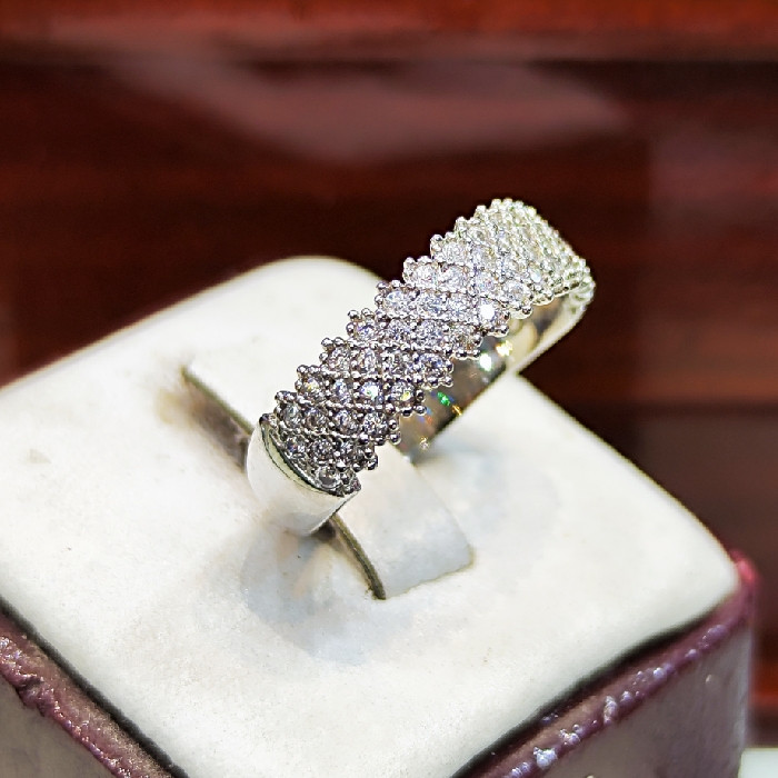 انگشتر نقره زنانه مدل پرنس کد 311