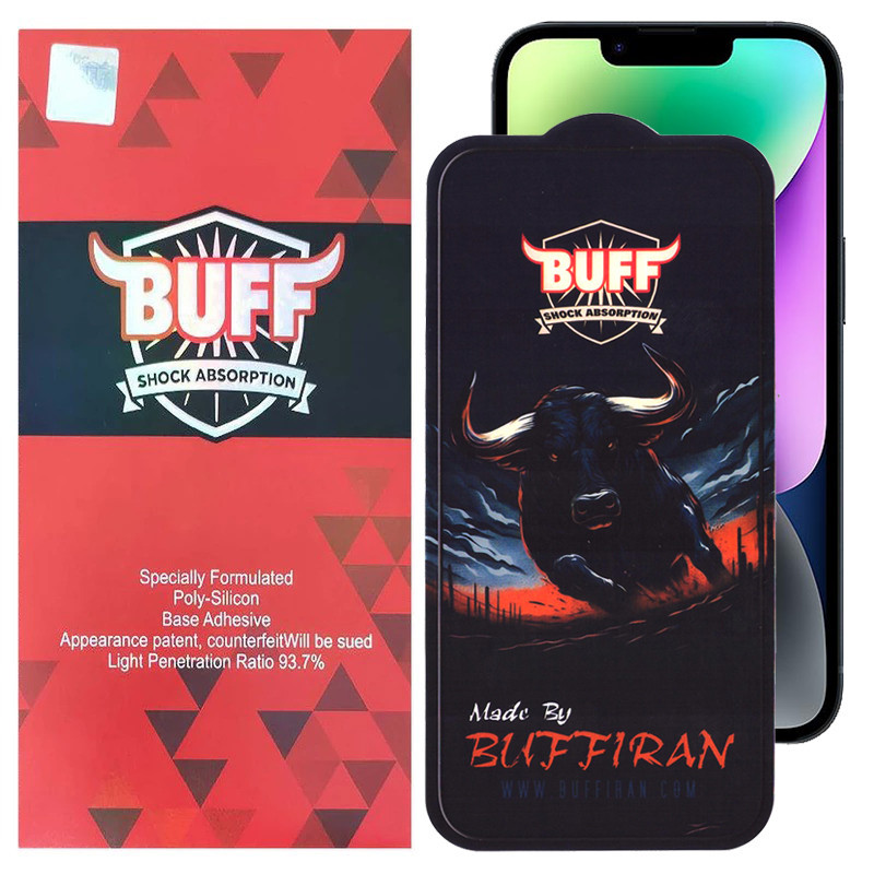 محافظ صفحه نمایش بوف مدل BullRun Crystal Pro مناسب برای گوشی موبایل اپل iPhone 16e/13/13 Pro/14