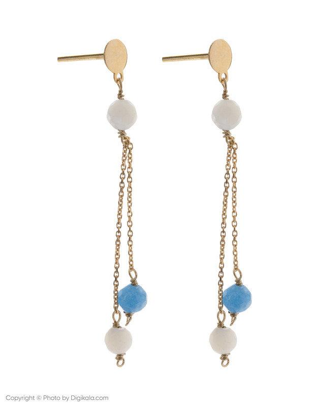 گوشواره طلا 18 عیار دخترانه گرامی گالری مدل E005