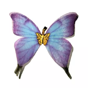 آویز گردنبند طلا 18 عیار زنانه مدل پروانه کد K011