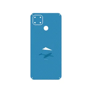 MAHOOT Minimal Paper Airplane Cover Sticker for Realme C25s