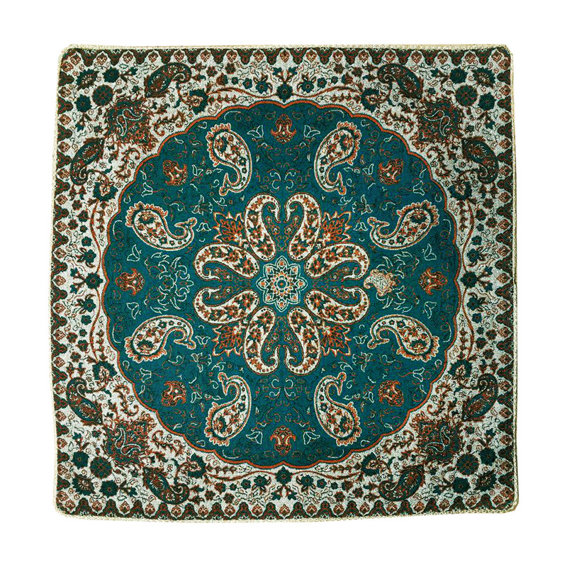 رومیزی ترمه طرح نسترن مدل NSABZ60/60CH