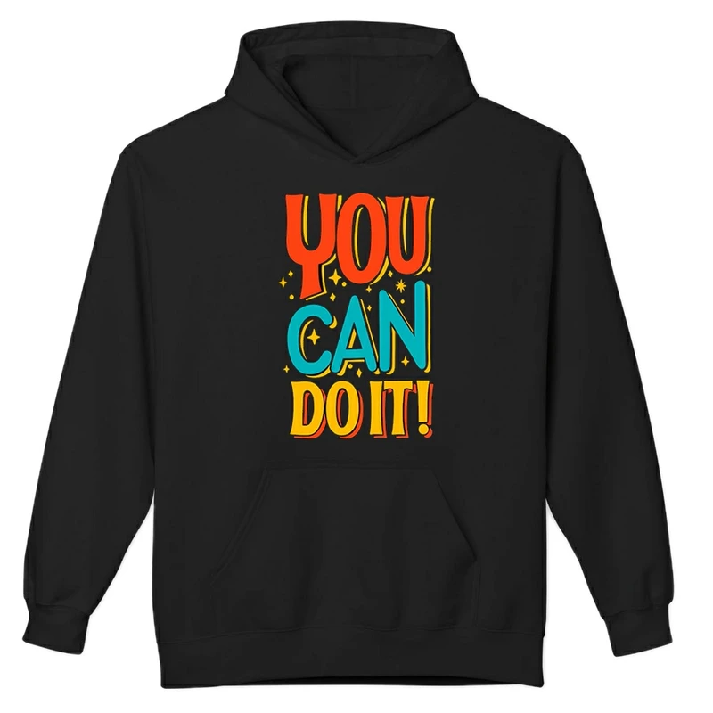 هودی مردانه پاد آفرین مدل you can do it کد 039