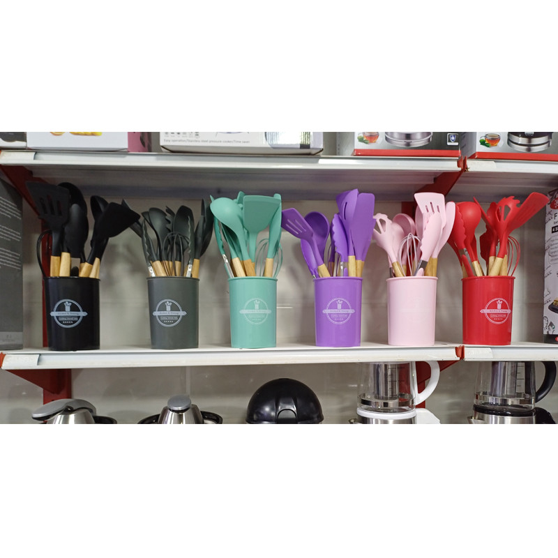 سرویس کفگیر و ملاقه 12 پارچه کیچن اند داینیگ مدل CUS