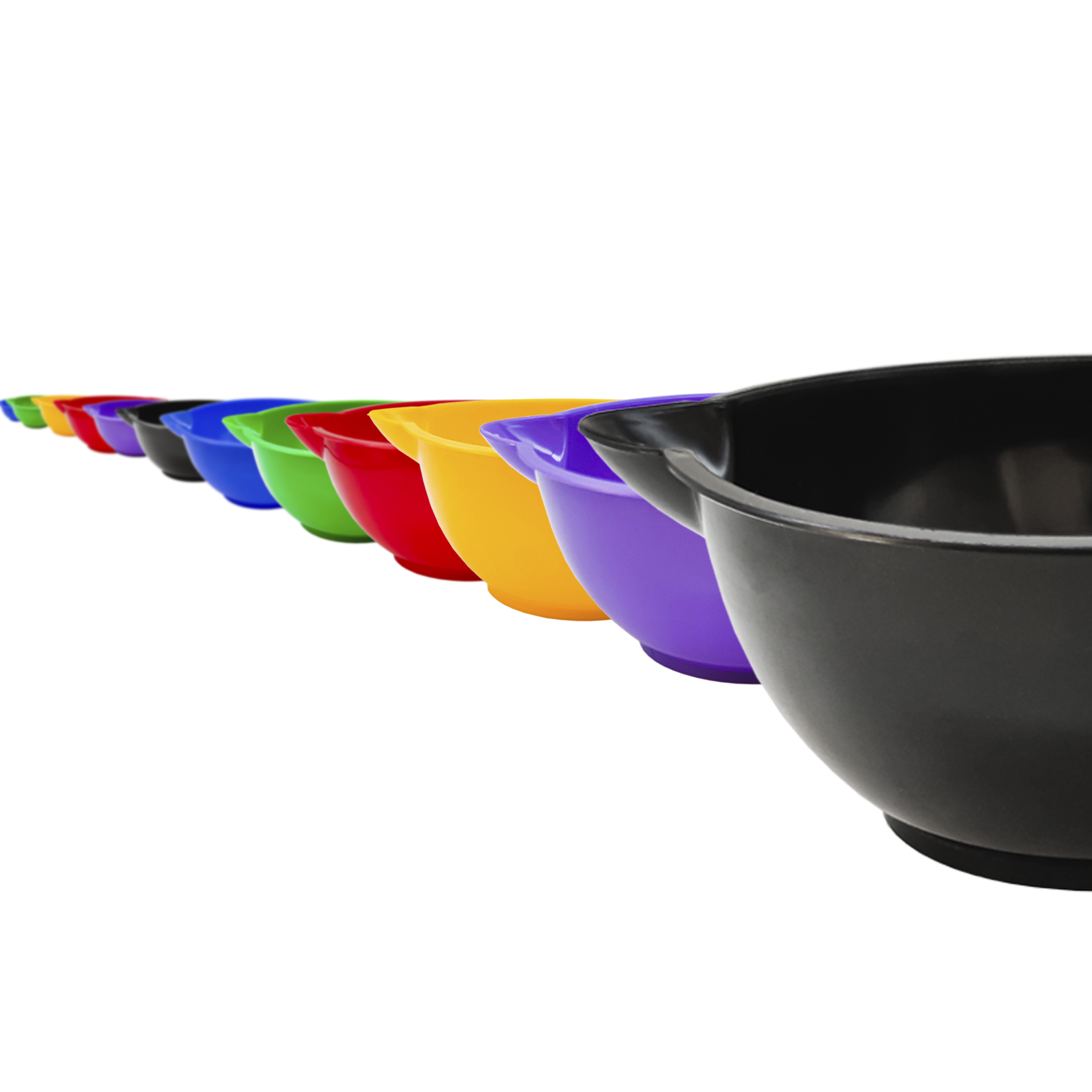 کاسه رنگ مو مدل C3 مجموعه 12 عددی