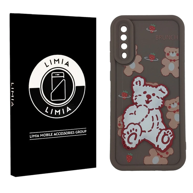 کاور لیمیا مدل سولید لنزدار طرح عروسکی برجسته مناسب برای گوشی موبایل سامسونگ Galaxy A50/A50s/A30s