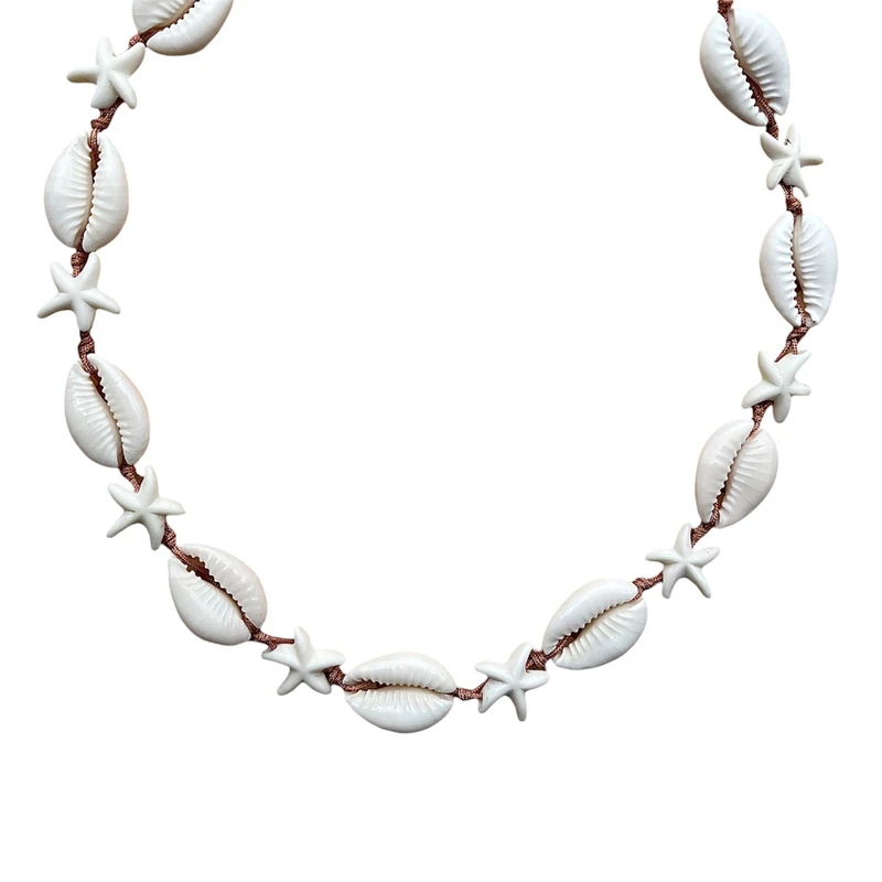 گردنبند زنانه مدل صدف ستاره