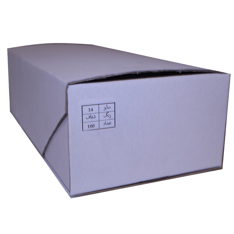 فنر صحافی مدل D14 پلاستیکی بسته 100 عددی