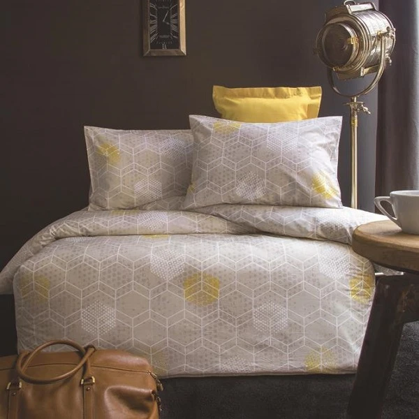 سرویس ملحفه 2 نفر 4 تکه ایسیمو هوم مدل POLINA BEJ