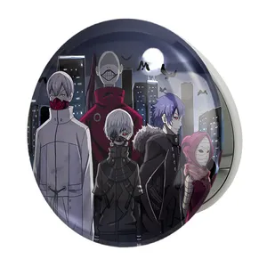 آینه جیبی خندالو طرح انیمه توکیو غول Tokyo Ghoul مدل تاشو کد 4911 
