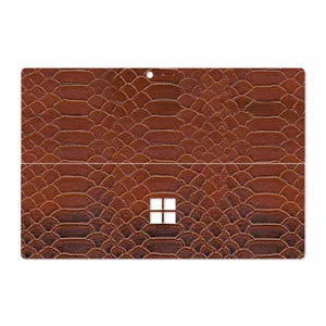 MAHOOT Brown-Snake-Leather Cover Sticker for Microsoft Surface Pro 4 2015
