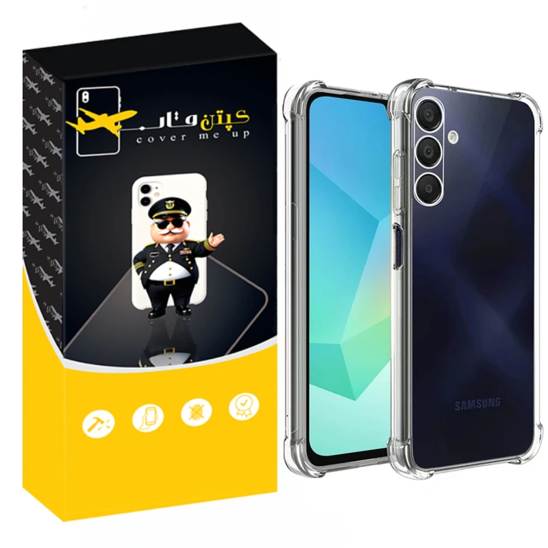 کاور کپتن قاب مدل Crystal مناسب برای گوشی موبایل سامسونگ Galaxy A26