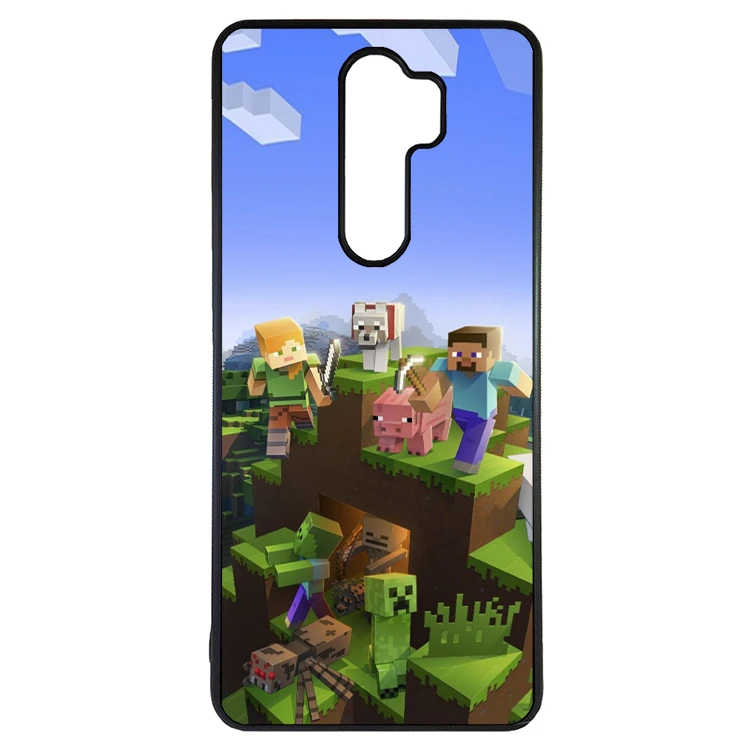 کاور طرح ماینکرفت مناسب برای گوشی موبایل شیائومی redmi note 8 pro