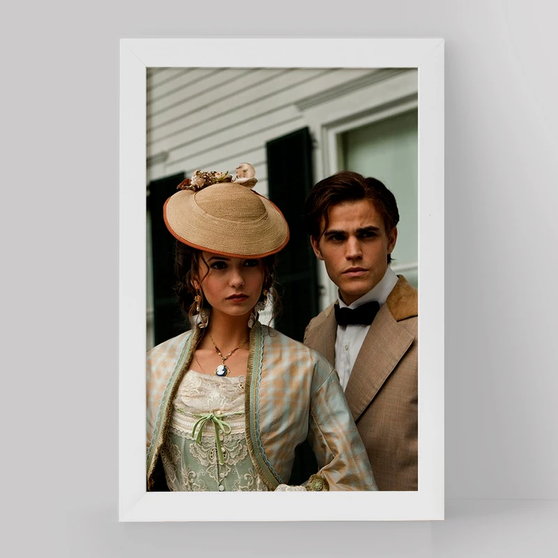 تابلو خندالو مدل استفان و کاترین خاطرات یک خون آشام The Vampire Diaries کد 20263