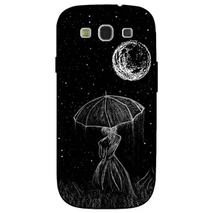Megafone Girl and Moon 1369 Cover For Samsung Galaxy S3