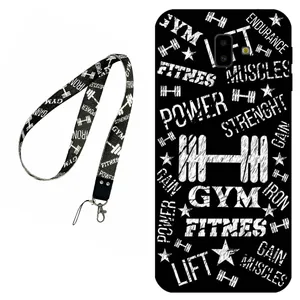 Megafone Gym 0010 Cover For Samsung Galaxy J6 Plus Mobile Neckband