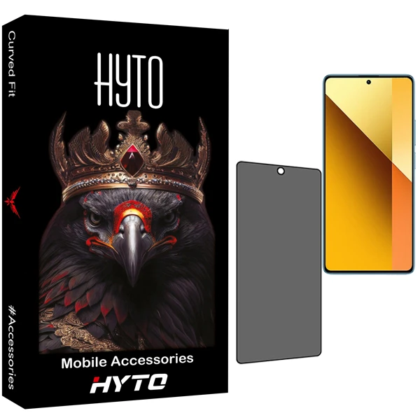 محافظ صفحه نمایش حریم شخصی هیتو مدل SafeEdge مناسب برای گوشی موبایل شیائومی Redmi note 13 pro 5G / k70 / x6 pro 5G