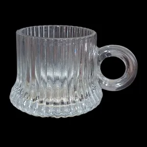 فنجان بلور کاوه مدل سانتورینی بسته 6 عددی 