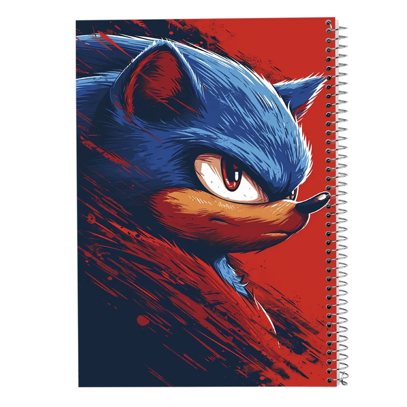 دفتر مشق 50 برگ مدوپد مدل سونیک sonic کد DF13428