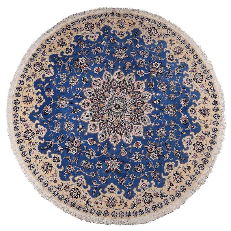 فرش دستبافت چهار متری مدل دایره کد 140281 فرش دستبافت چهار متری مدل دایره کد 140281